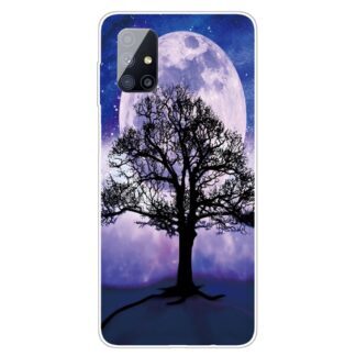Fusion - Pattern Printing TPU Cover for Samsung Galaxy M51 Side Fingerprint Version - Moon and Tree