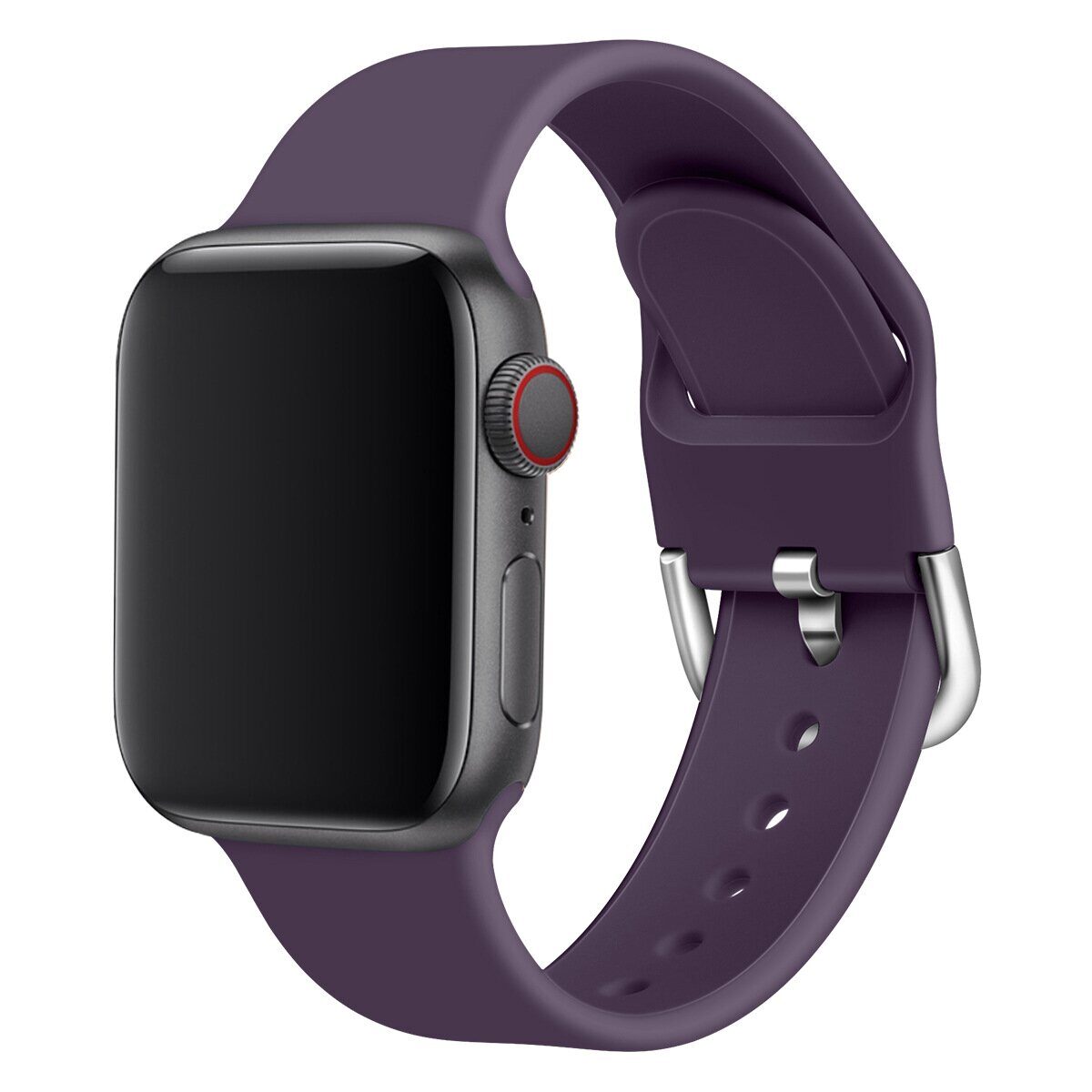 Silicone Strap APS for Apple Watch 42/44/45mm Strap Watch Bracelet - Mint - imagine 8