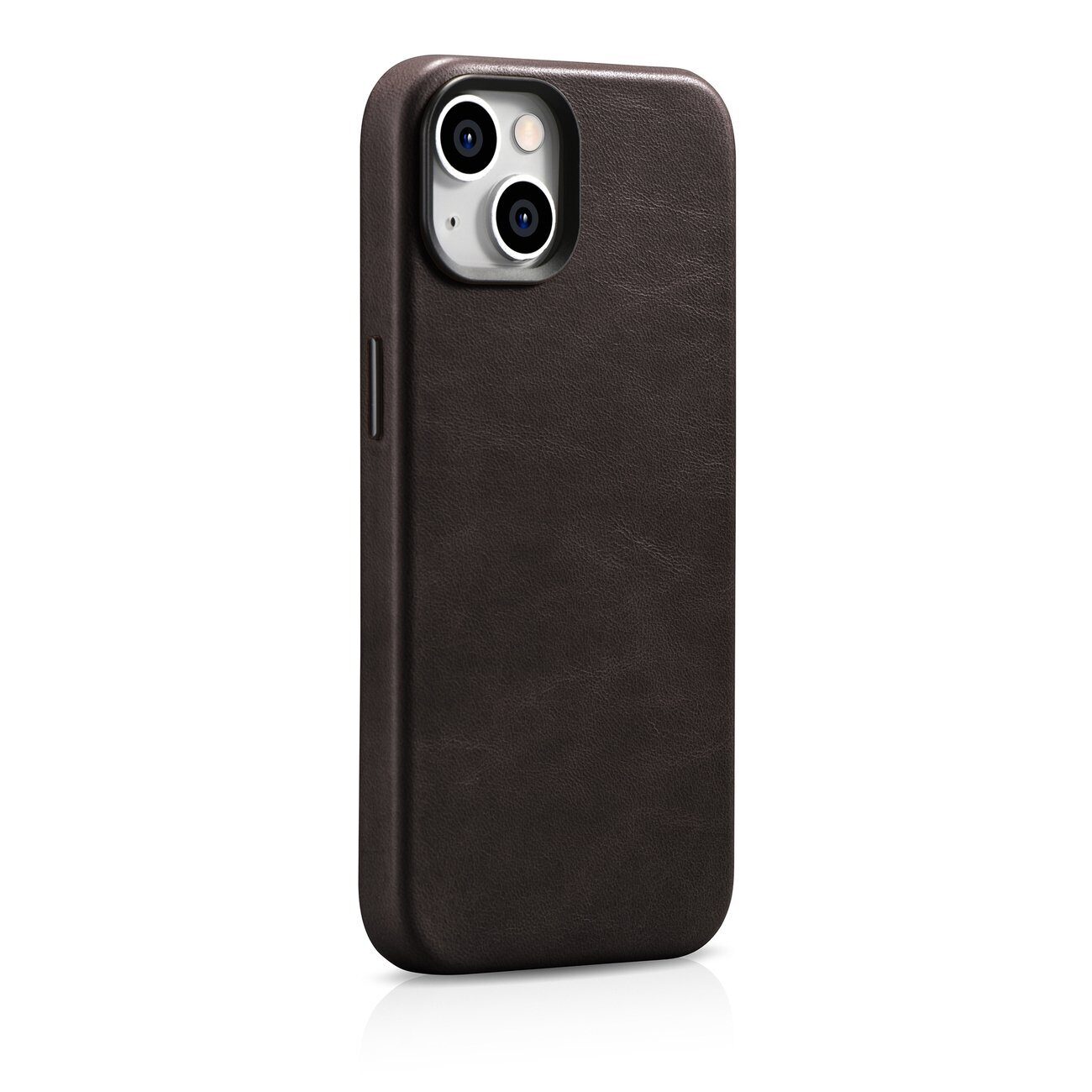 iCarer Oil Wax Premium Leather Case iPhone 14 Plus Magnetic Leather Case with MagSafe Brown (WMI14220703-BN) - imagine 6