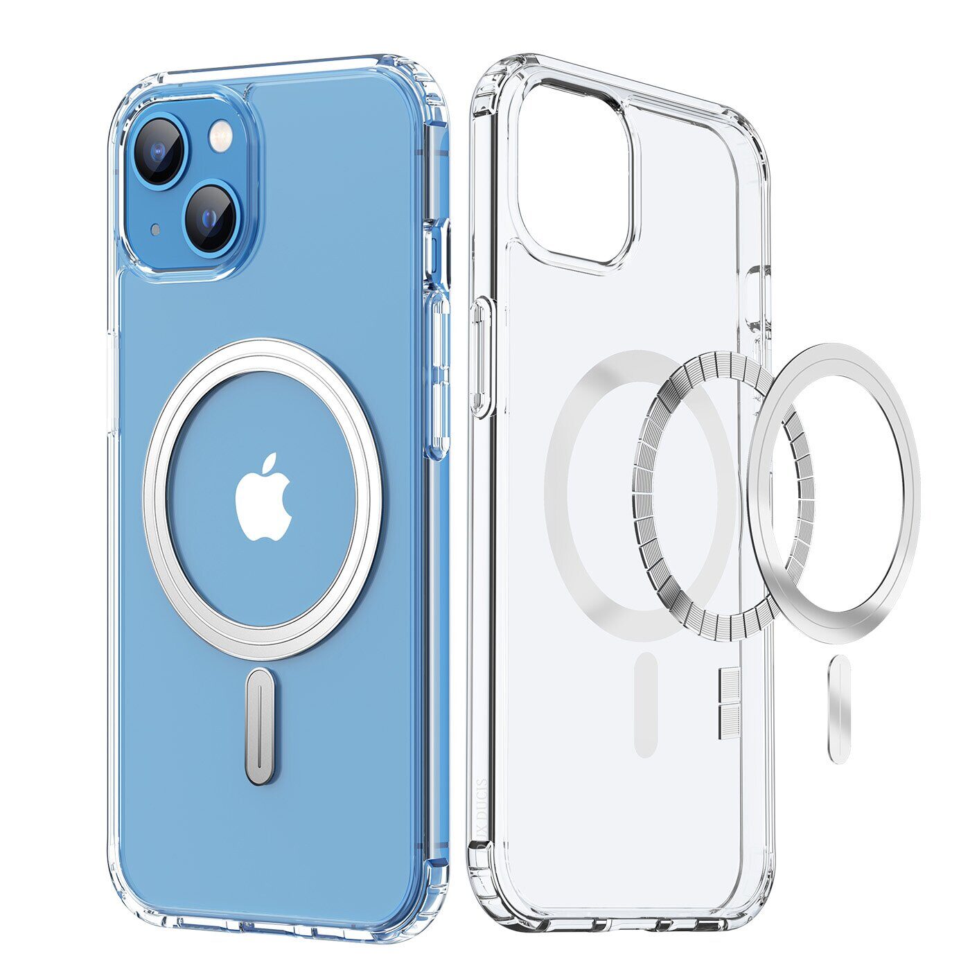 Dux Ducis Clin magnetic case for iPhone 14 Plus compatible with MagSafe transparent - imagine 2