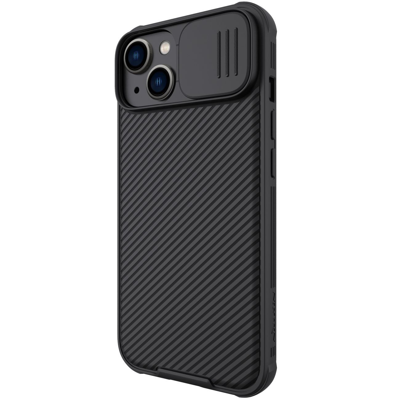 Nillkin CamShield Pro Magnetic Case iPhone 14 Plus Cover Camera Protector Black (with MagSafe) - imagine 2