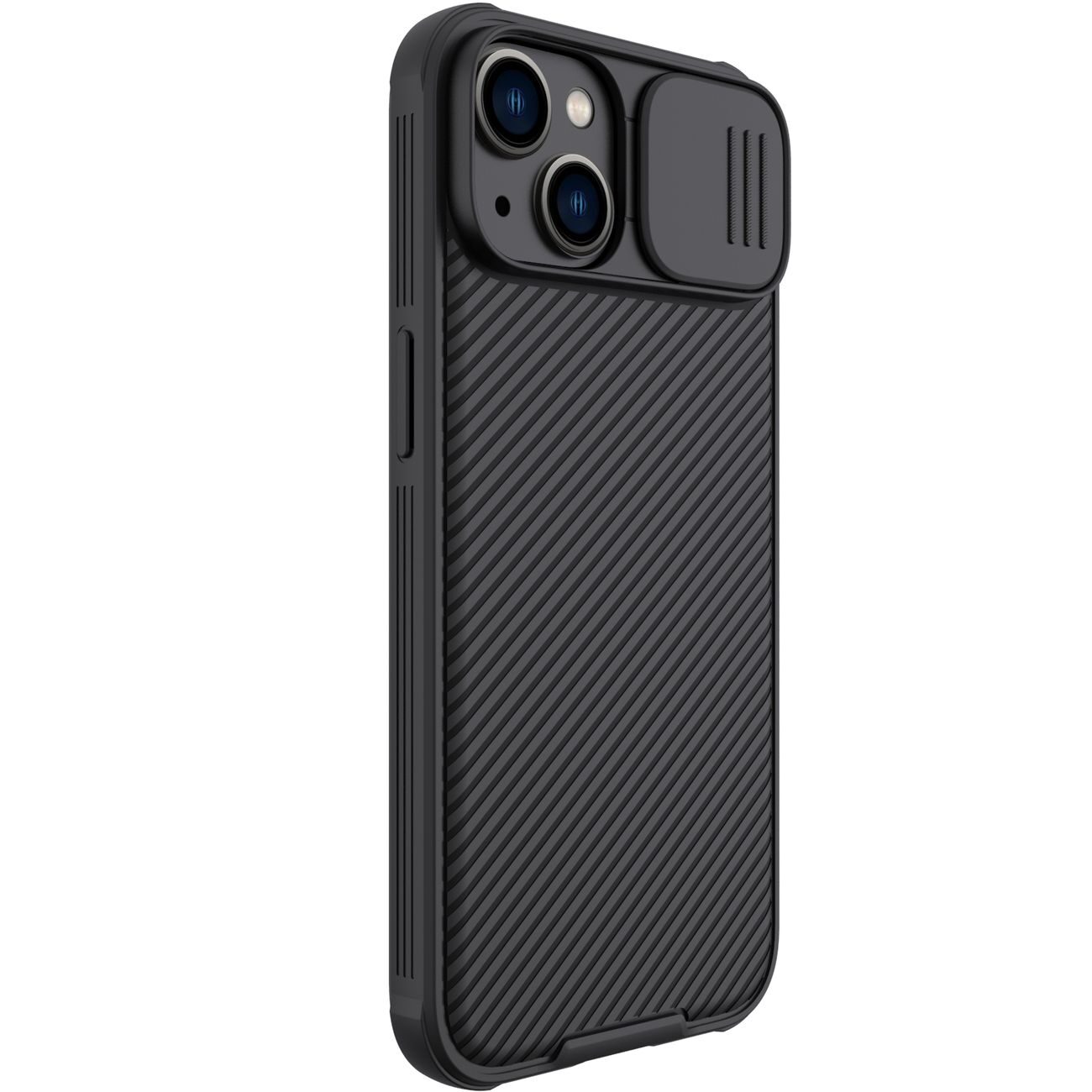Nillkin CamShield Pro Magnetic Case iPhone 14 Plus Cover Camera Protector Black (with MagSafe) - imagine 3