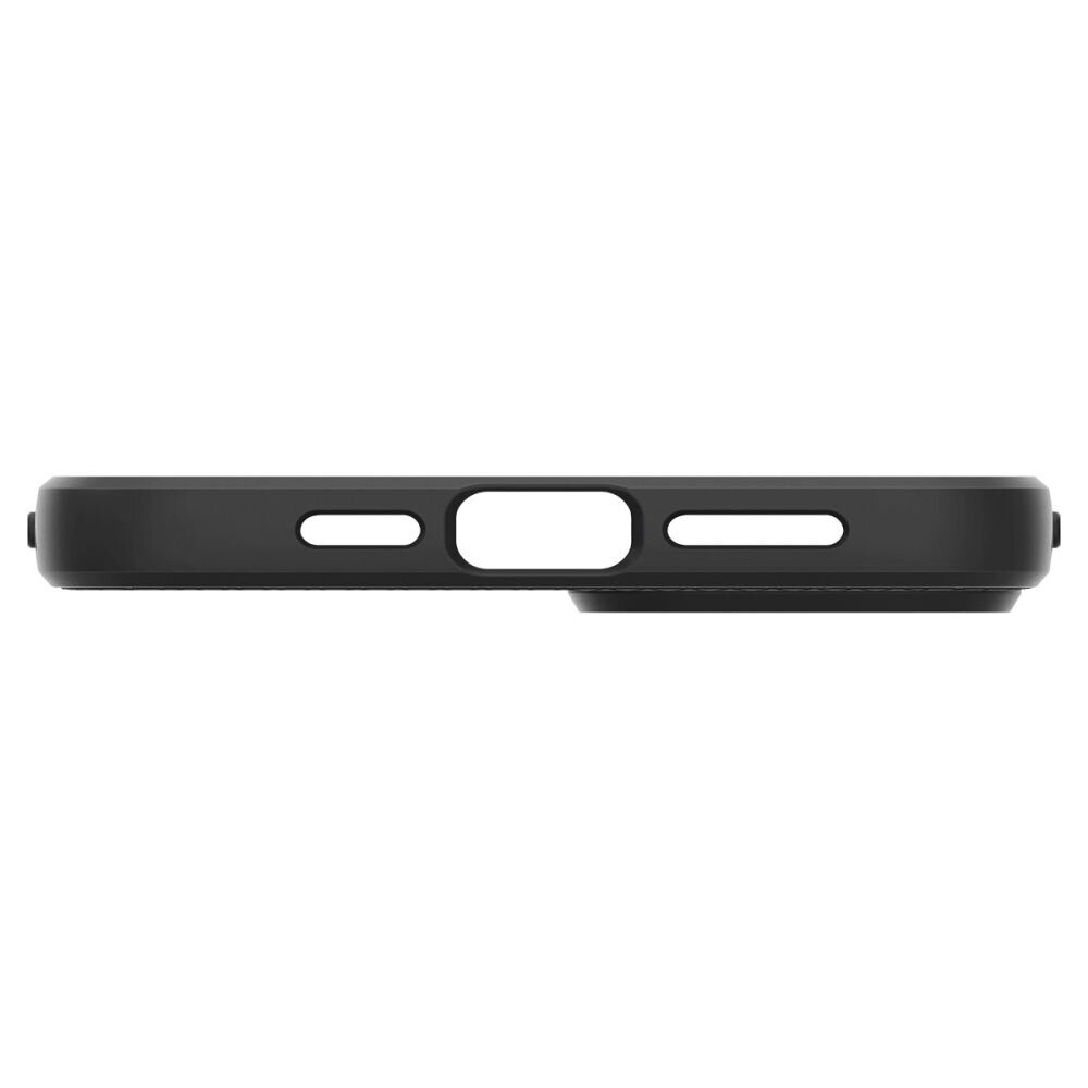Spigen Liquid Air iPhone 14 Case - Matte Black - imagine 7