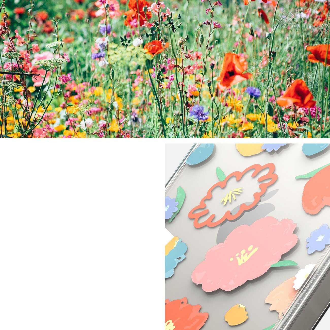 Ringke Fusion Design Armored Sleeve Cover with Gel Frame for iPhone 14 Plus transparent (Floral) (FD637E31) - imagine 6