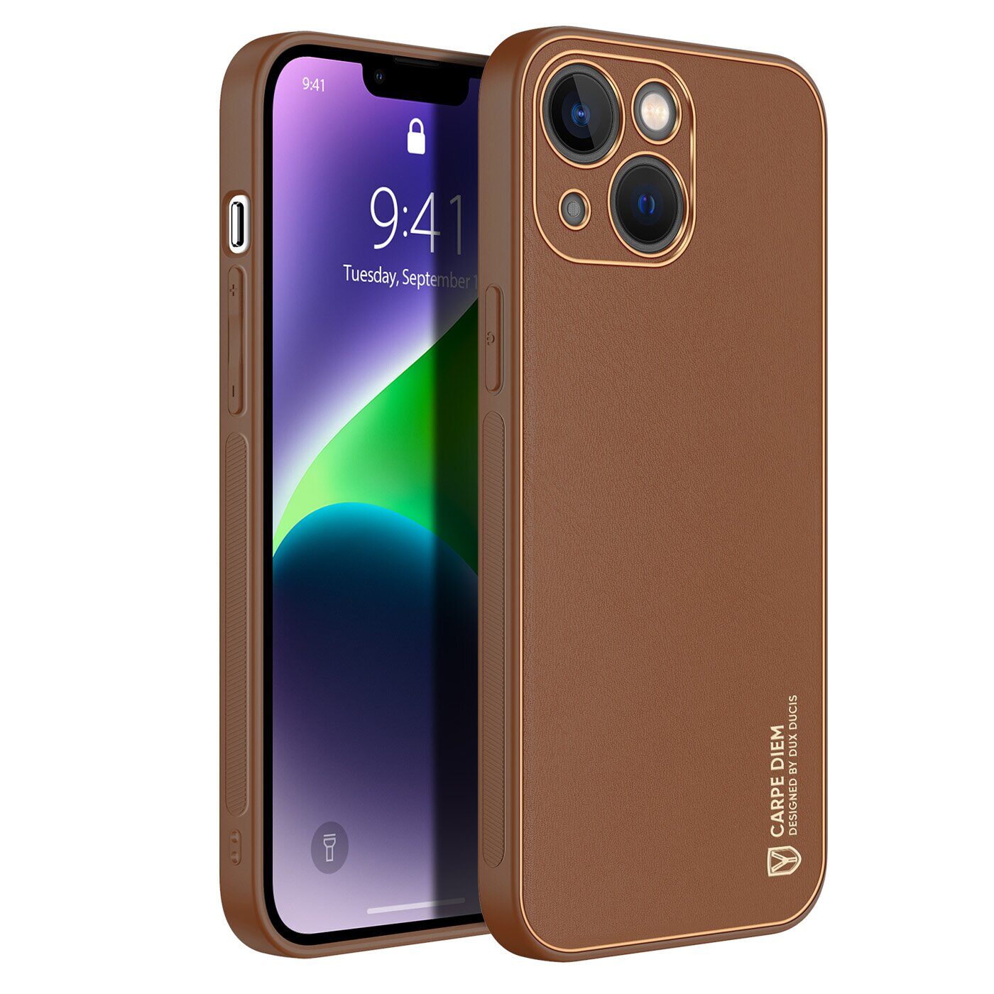 Dux Ducis Yolo Apple iPhone 14 Plus Brown - imagine 3