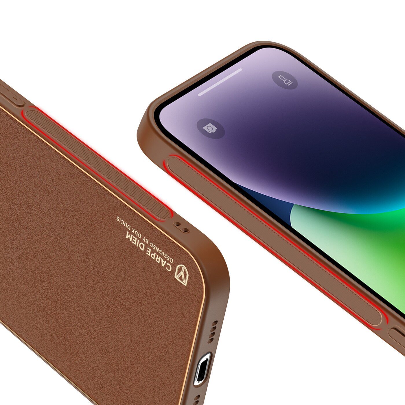 Dux Ducis Yolo Apple iPhone 14 Plus Brown - imagine 8