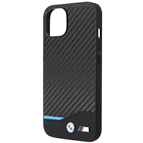 Case BMW BMHCP14S22NBCK iPhone 14 6.1 "black / black Leather Carbon - imagine 6