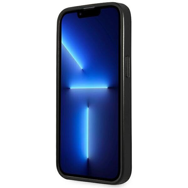 Guess GUHCP14LPSATLK iPhone 14 Pro 6.1" black/black hardcase SaffianoTriangle Logo - imagine 5