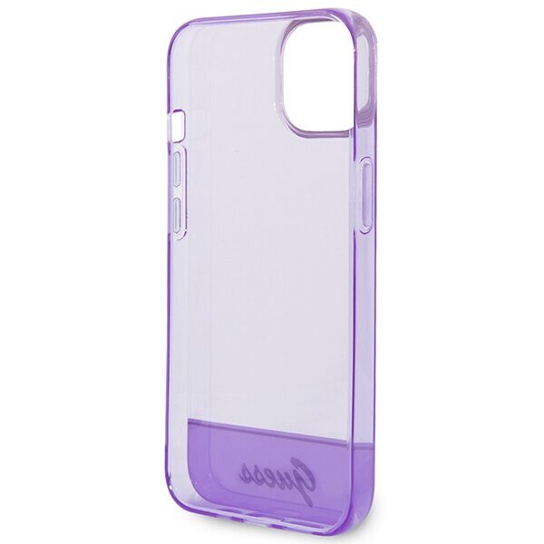 Guess Translucent iPhone 14 6.1" Case - Purple - imagine 7