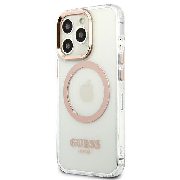 Guess GUHMP13XHTRMD iPhone 13 Pro Max 6.7 "gold / gold hard case Metal Outline MagSafe - imagine 2