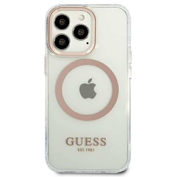 Guess GUHMP13XHTRMD iPhone 13 Pro Max 6.7 "gold / gold hard case Metal Outline MagSafe - imagine 3