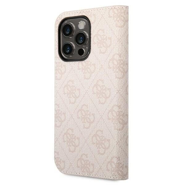 Guess GUBKP14XHG4SHP iPhone 14 Pro Max 6.7 "pink / pink book 4G Vintage Gold Logo - imagine 2