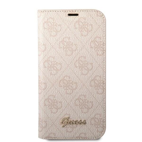 Guess GUBKP14XHG4SHP iPhone 14 Pro Max 6.7 "pink / pink book 4G Vintage Gold Logo - imagine 3