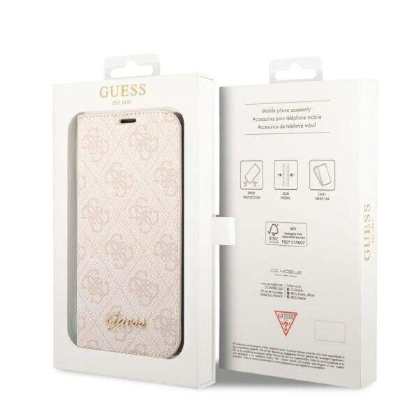 Guess GUBKP14XHG4SHP iPhone 14 Pro Max 6.7 "pink / pink book 4G Vintage Gold Logo - imagine 7