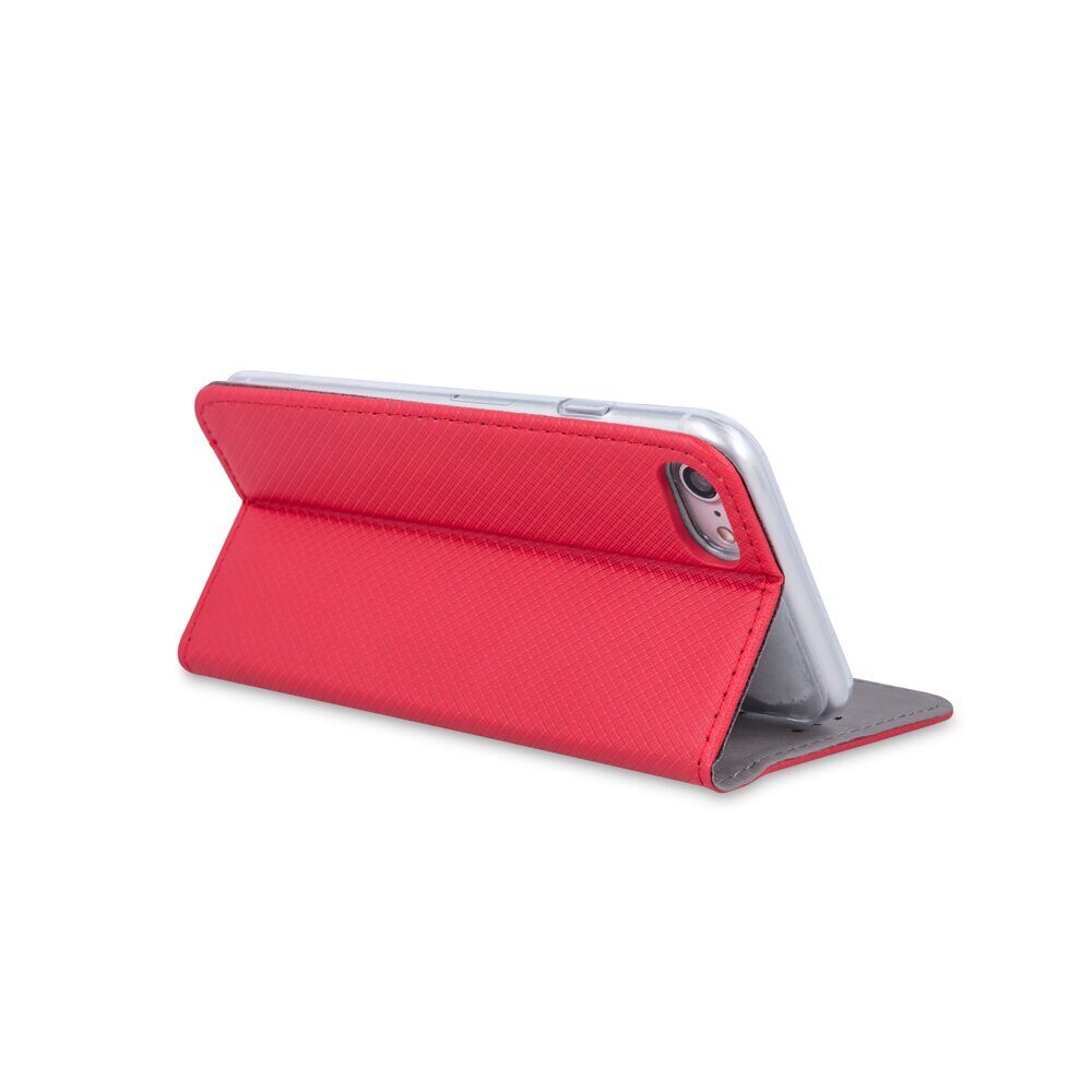 Smart Magnet case for Motorola Moto G85 red - imagine 4