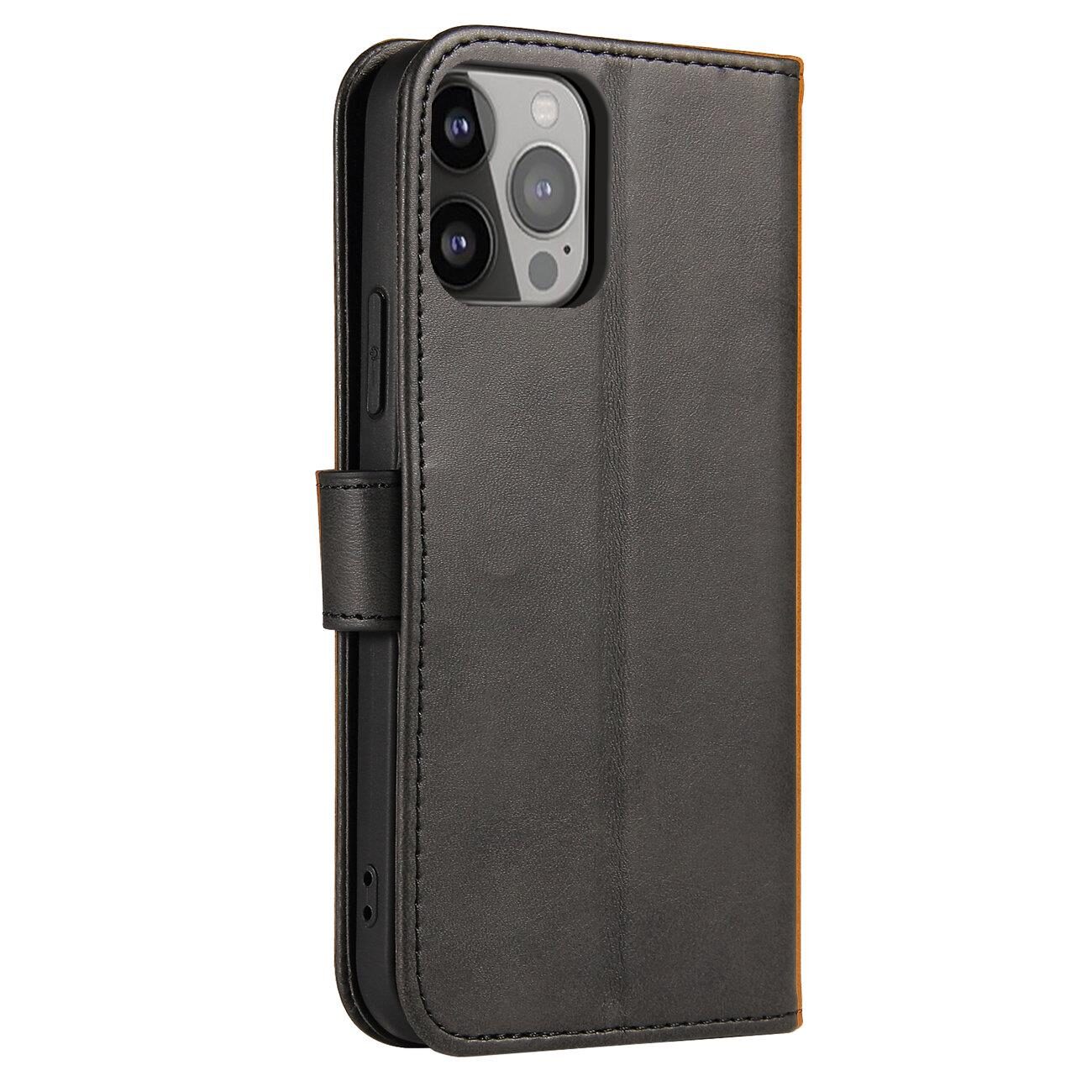 Magnet Case cover for TCL 205 flip cover wallet stand black - imagine 4