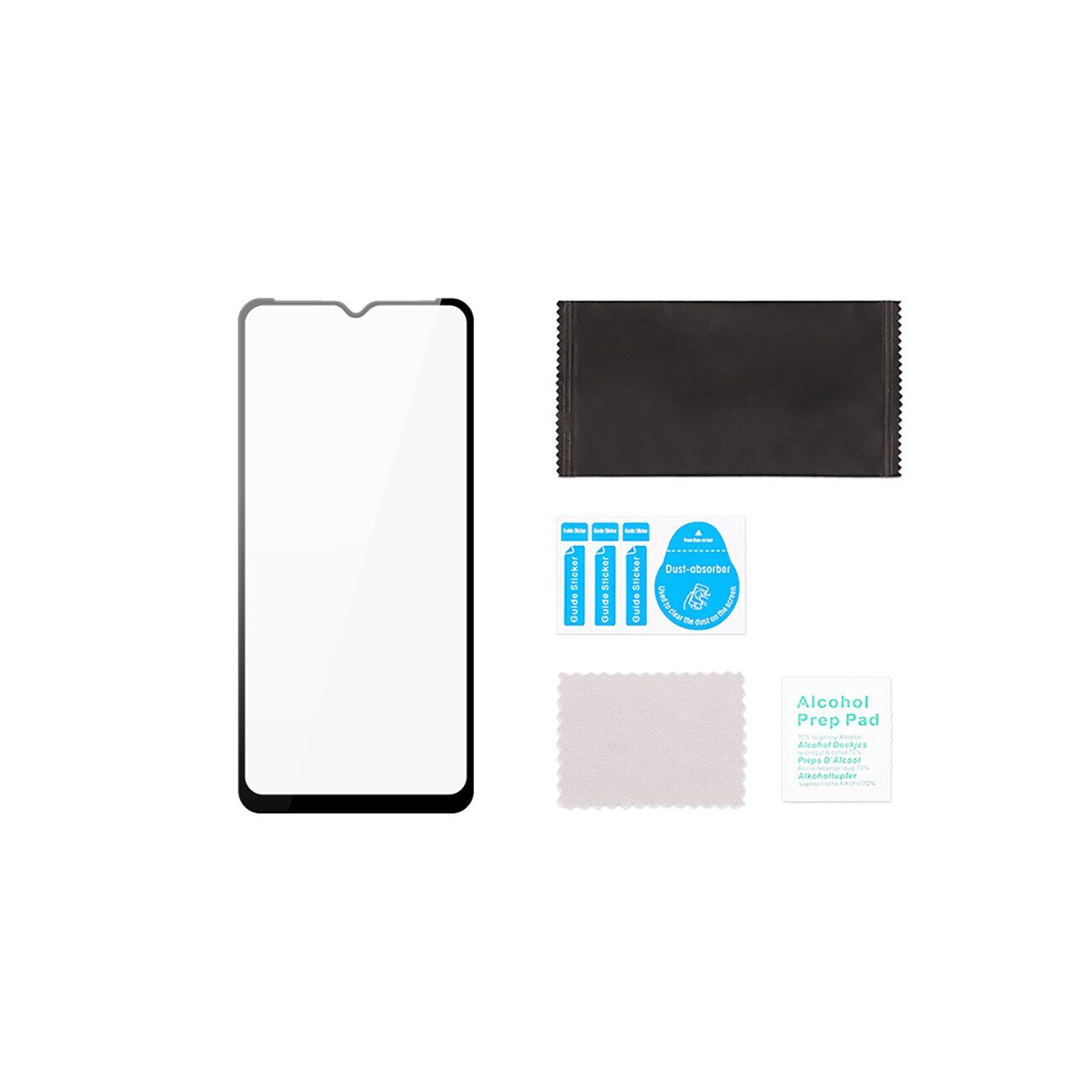 Dux Ducis 9D Tempered Glass Vivo Y35 / Vivo Y22 / Vivo Y22s 9H Tempered Glass with Black Frame - imagine 8