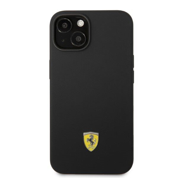 Ferrari FEHMSIP14MBK iPhone 14 Plus 6.7" black/black hardcase Silicone Metal Logo MagSafe - imagine 3