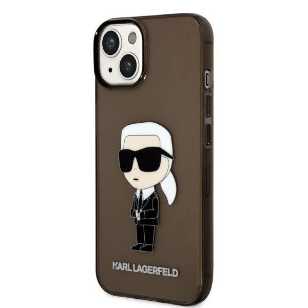 Karl Lagerfeld Ikonik Karl case for iPhone 14 Plus - black - imagine 2