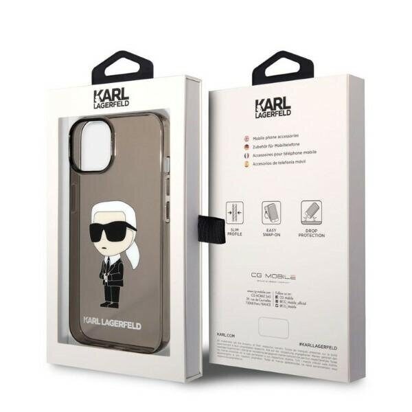 Karl Lagerfeld Ikonik Karl case for iPhone 14 Plus - black - imagine 8