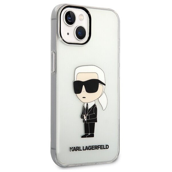 Karl Lagerfeld Ikonik Karl case for iPhone 14 Plus - transparent - imagine 4