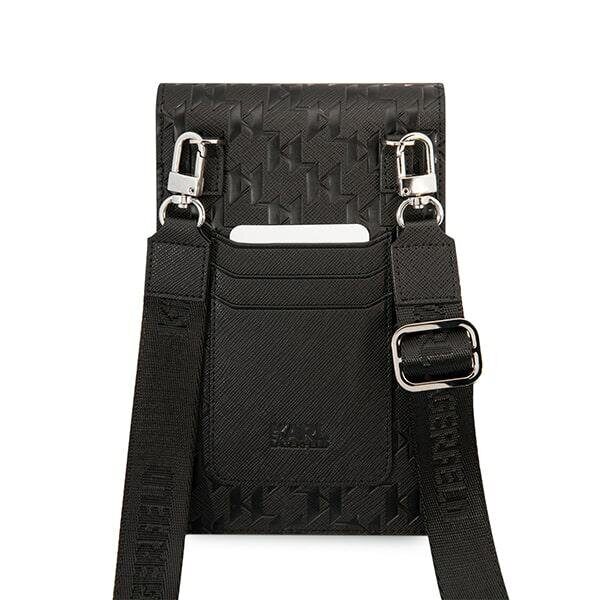 Karl Lagerfeld Handbag KLWBSAMSMK black/black Monogram Plate - imagine 4