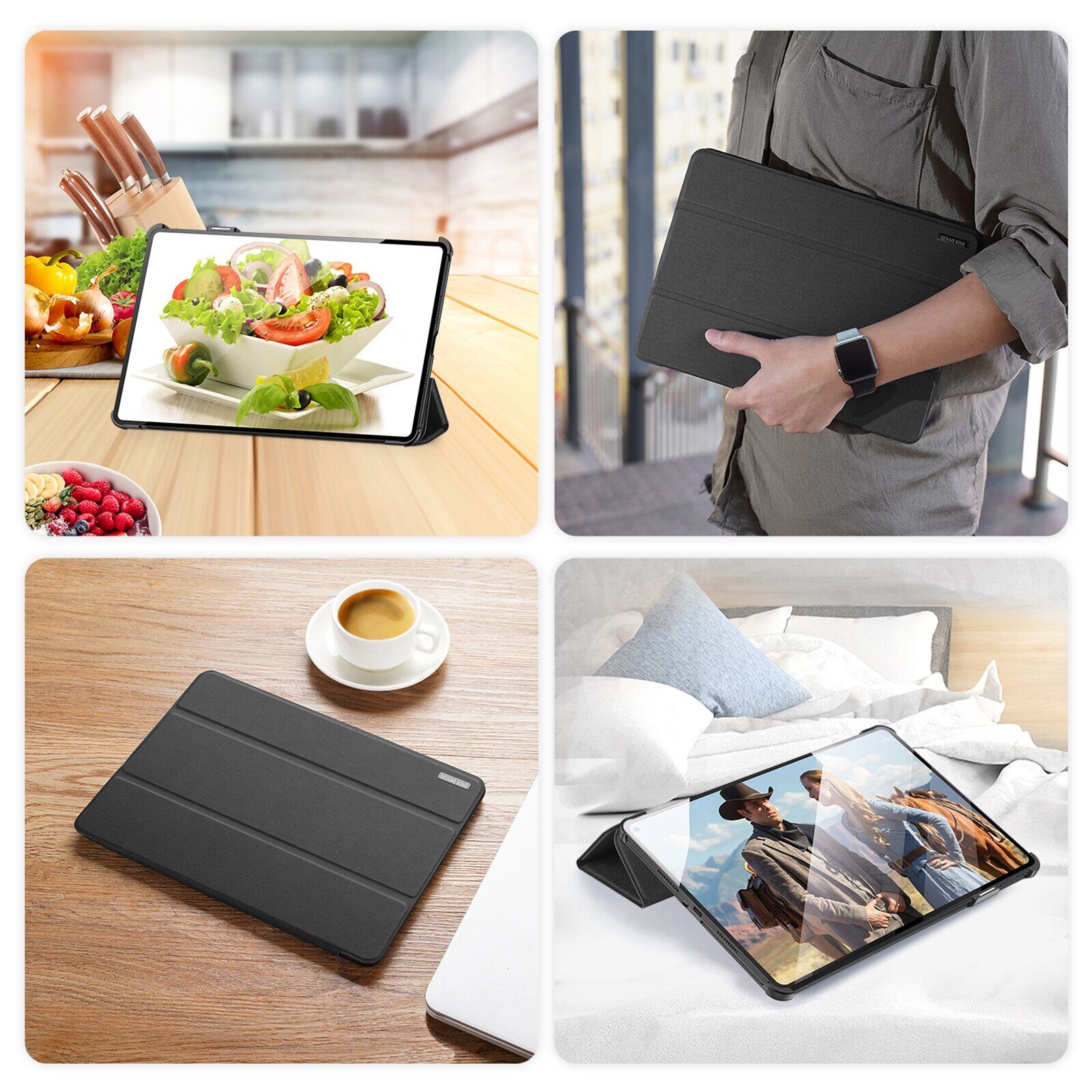 Dux Ducis Domo case for Huawei MatePad Pro 11'' (2022) smart cover stand black - imagine 8
