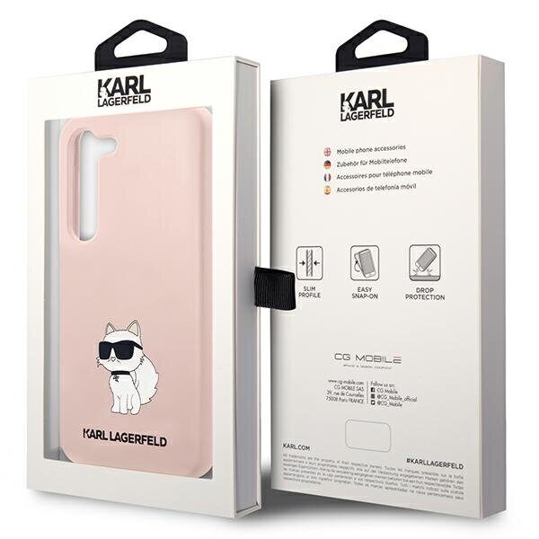 Karl Lagerfeld KLHCS23MSNCHBCP S23+ S916 hardcase pink/pink Silicone Choupette - imagine 8