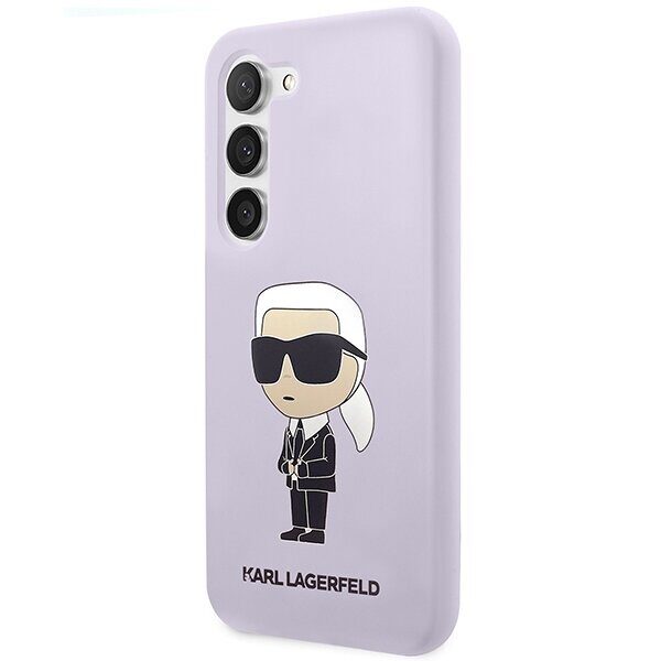 Karl Lagerfeld KLHCS23MSNIKBCU S23+ S916 hardcase purple/purple Silicone Ikonik - imagine 2
