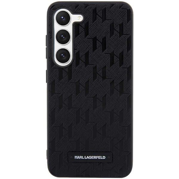 Karl Lagerfeld KLHCS23SSAKLHPK S23 S911 hardcase black/black Saffiano Mono Metal Logo - imagine 3