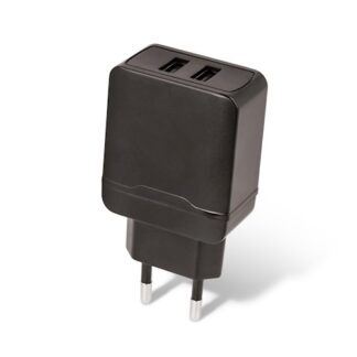 Setty charger 2x USB 2,4A black