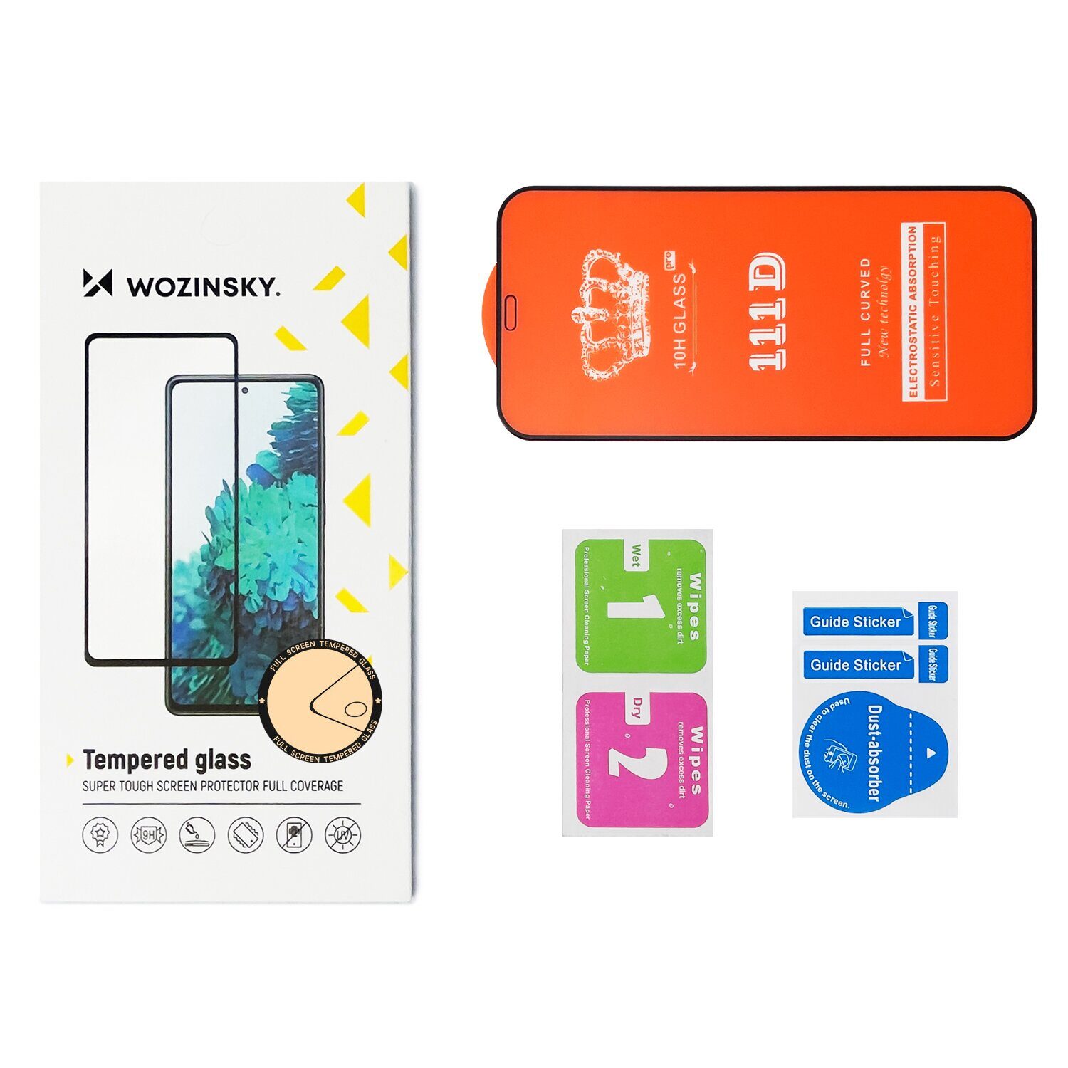 Wozinsky Full Glue Tempered Glass Tempered Glass For Realme GT Neo 5 / Realme GT3 9H Full Screen Cover With Black Frame - imagine 5