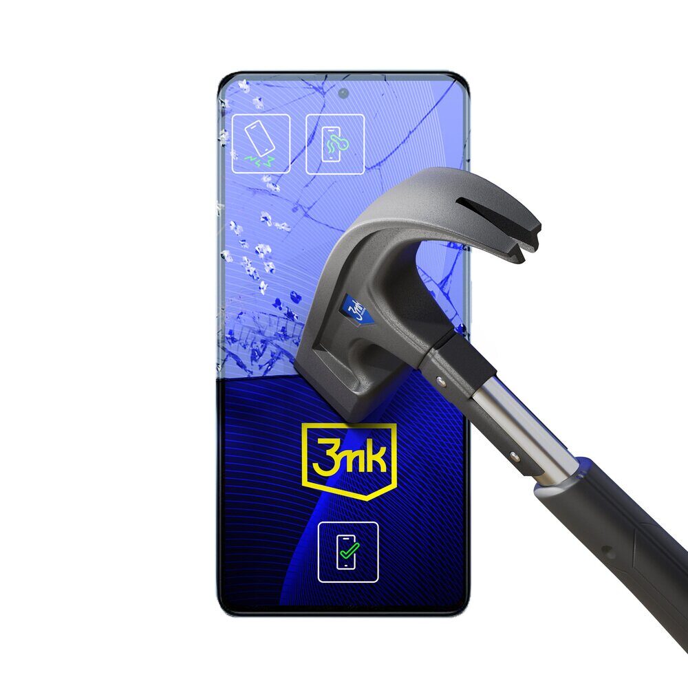 Tempered glass for Xiaomi Redmi Note 12 Pro+ / Note 12 Pro hybrid flexi 7H 3mk FlexibleGlass series - imagine 3