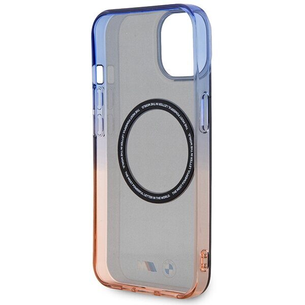 BMW Gradient Bumper MagSafe case for iPhone 14 Plus - gray - imagine 7