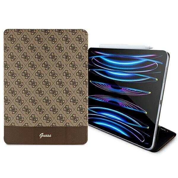 Guess 4G Stripe Allover case for iPad Pro 12.9" - brown - imagine 3