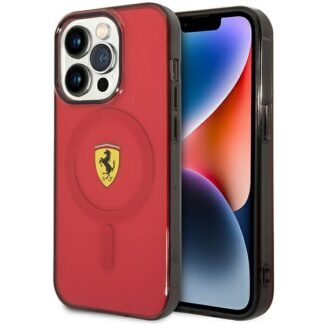 Ferrari FEHMP14LUKR iPhone 14 Pro 6.1" red/red hardcase Translucent MagSafe