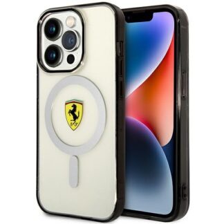 Ferrari FEHMP14LURKT iPhone 14 Pro 6.1" clear/transparent hardcase Outline MagSafe