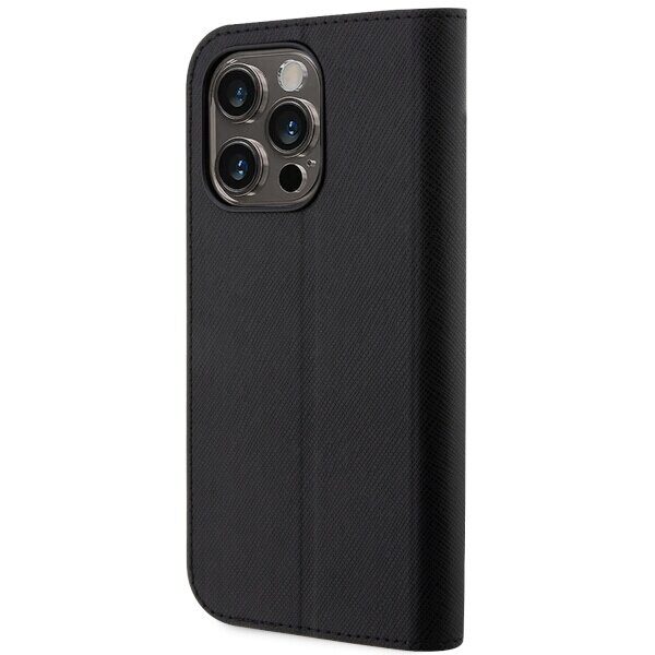 Karl Lagerfeld KLBKP14LSANKCPK iPhone 14 Pro 6.1" bookcase black/black Saffiano Karl & Choupette - imagine 2