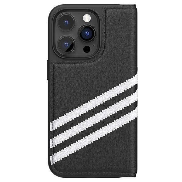Adidas OR Booklet Case PU iPhone 14 Pro black/white 50196 - imagine 4