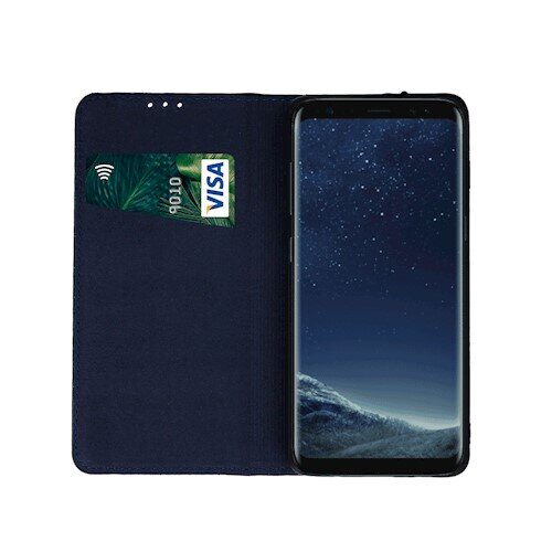 Genuine Leather Smart Pro for iPhone 17 6,3" navy blue - imagine 2