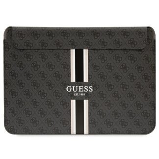 Guess 4G Printed Stripes cover for a 16" laptop - black