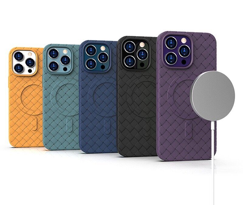 MagSafe Woven Case for iPhone 15 Pro - purple - imagine 6