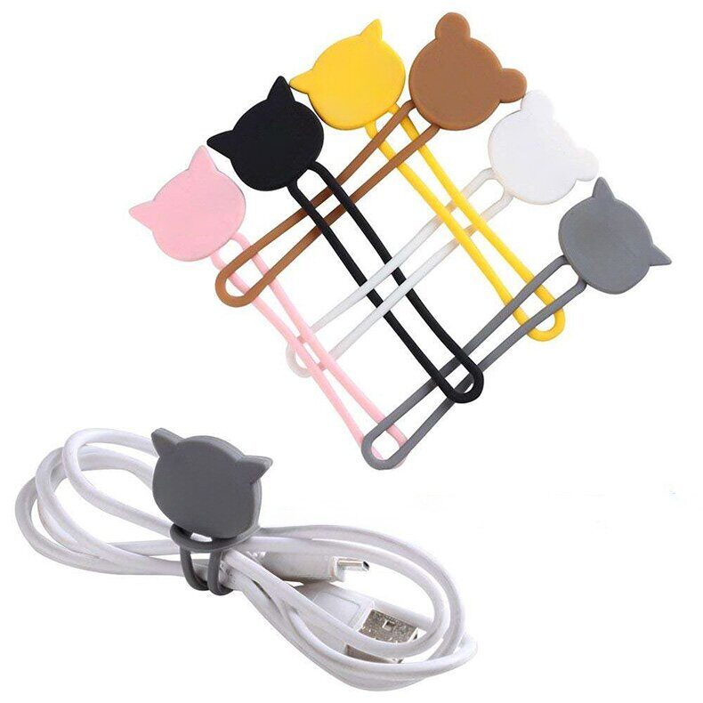 Silicone cable reel - black - imagine 8