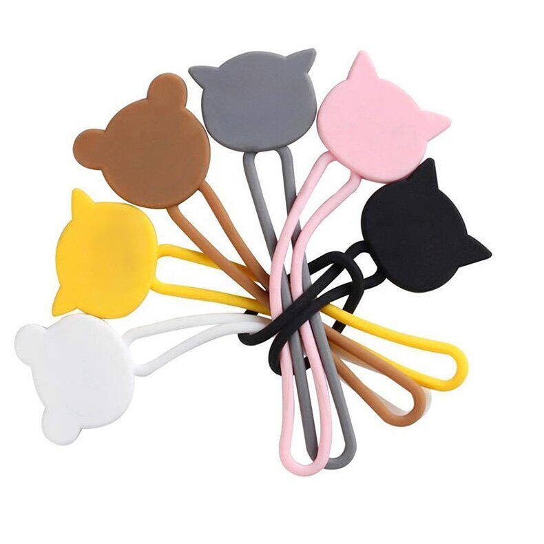 Silicone cable reel - black - imagine 3