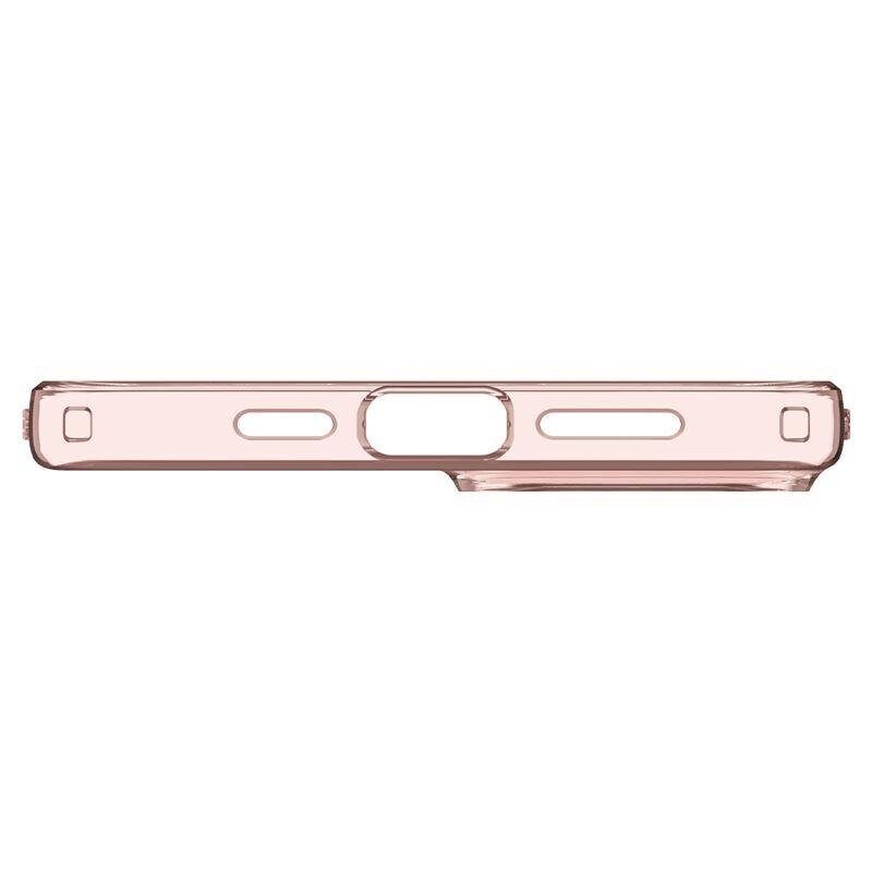 Spigen Crystal Flex iPhone 15 Plus Case - Pink/Transparent - imagine 8