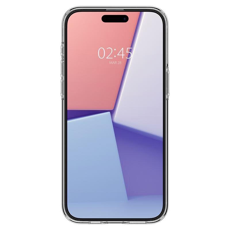 Spigen Crystal Flex Case for iPhone 15 Pro Max - Clear - imagine 5