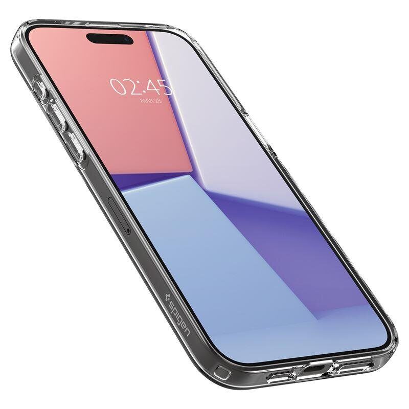 Spigen Crystal Flex Case for iPhone 15 Pro Max - Clear - imagine 9