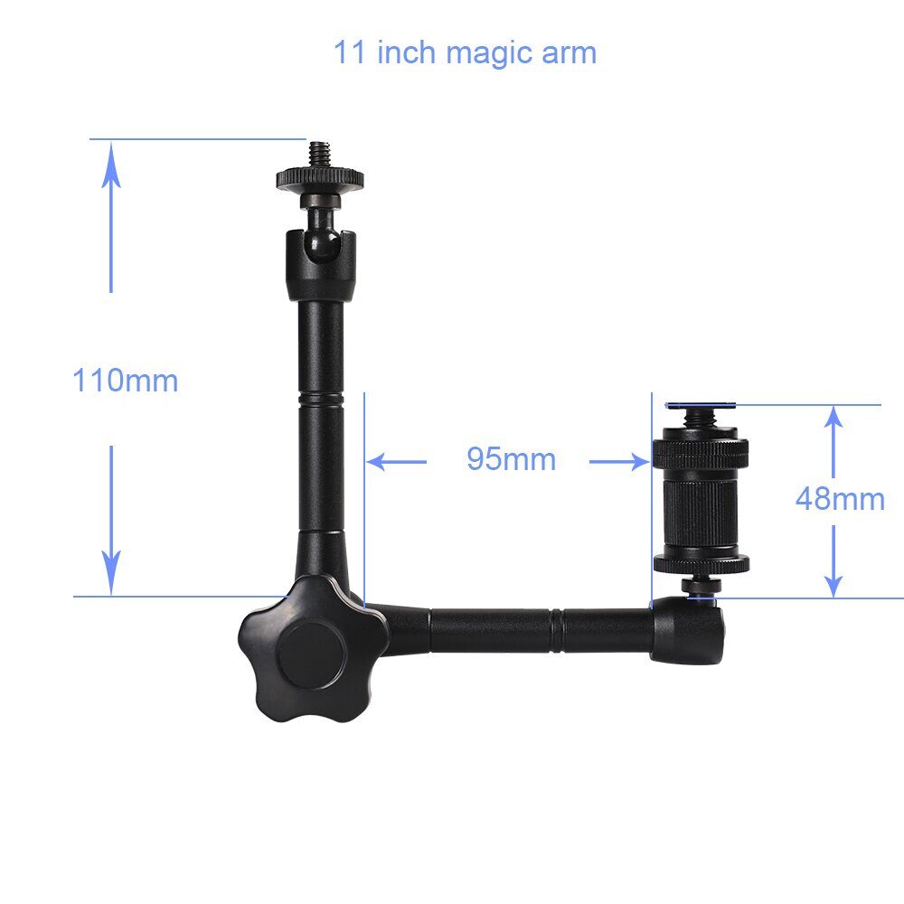 Clamp holder for camera, camera, microphone - imagine 3