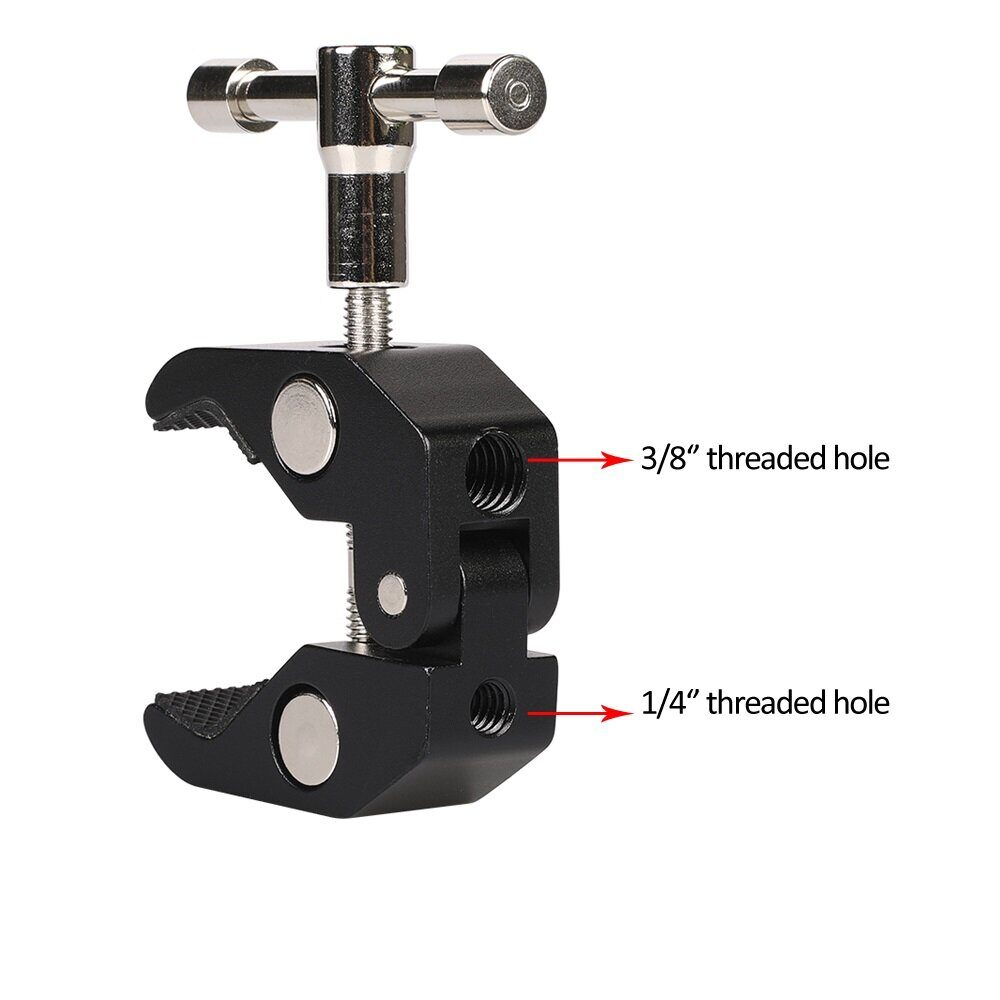 Clamp holder for camera, camera, microphone - imagine 8