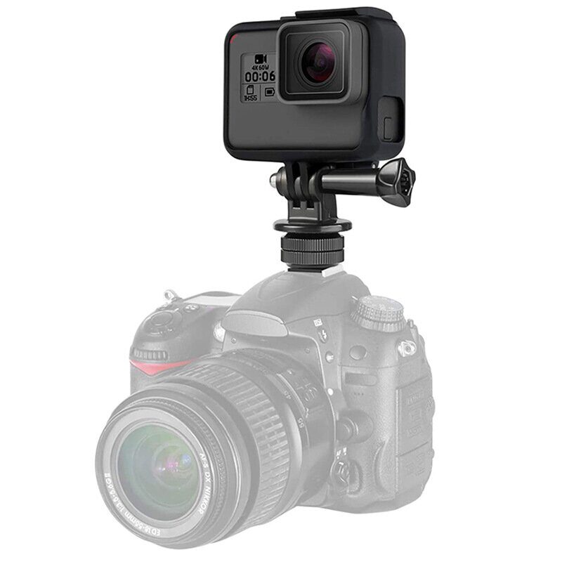 Phone/Sports Camera Holder with Adapter - Black - imagine 2